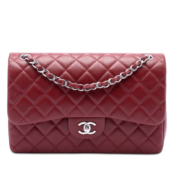 Chanel Handbags - Pre-Loved Chanel Jumbo Classic Caviar Double Flap